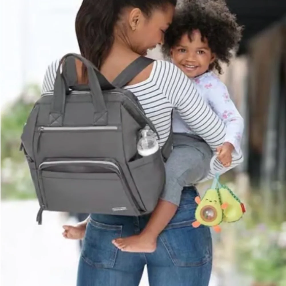 Skip Hop Taupe Diaper Bag